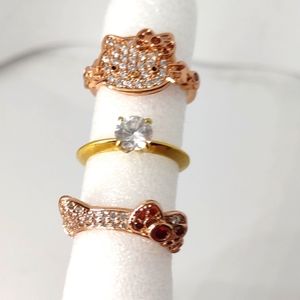 Hello Kitty! Ring set
